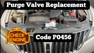 2011 - 2015 LINCOLN MKX Vapor Canister Purge Valve Replacement - How To Change Replace CX2695 P0456