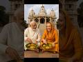 Narendra Modi And Georgia Meloni Enjoy Thali Food At Iskcon Temple Narendramodi Meloni Modiji