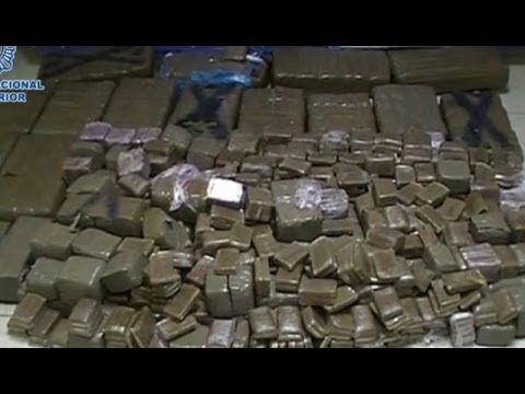 Desarticulada una red que ha intentado introducir 8 toneladas de hachís en España.