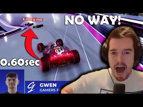 Gwen with the craziest comeback of the TrackMania World Tour so far