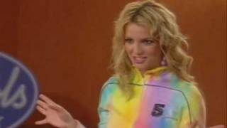 It closes with Britney on the sofa in the Big Brother house.