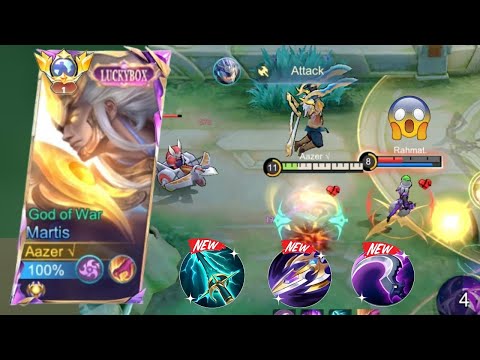 MARTIS PERFECT & MANIAC IN RANK!! | BEST BUILD & EMBLEM 2025 MLBB GAMEPLAY