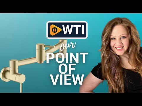 KIBI Circular Kitchen Pot Filler Faucet | Wall Mount Solid Brass Pot Filler Faucet (Brushed Gold) (KPF601) - WTI product video review