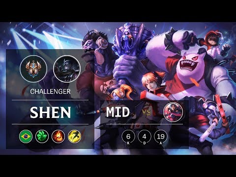 Shen Mid vs Irelia - BR Challenger Patch 9.24