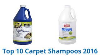 10 Best Carpet Shampoos 2016