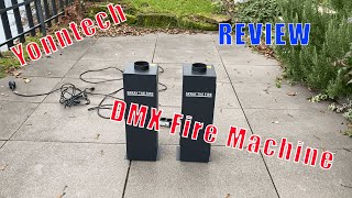 Yonntech Fire DMX Machine I Review I Christmas Video :D