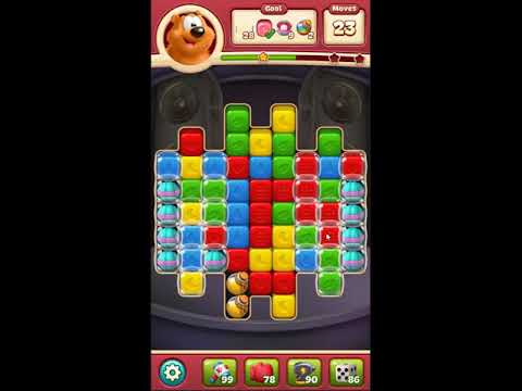 Toon Blast Level 3484 - NO BOOSTERS 🐻🐺🐱 | SKILLGAMING ✔️