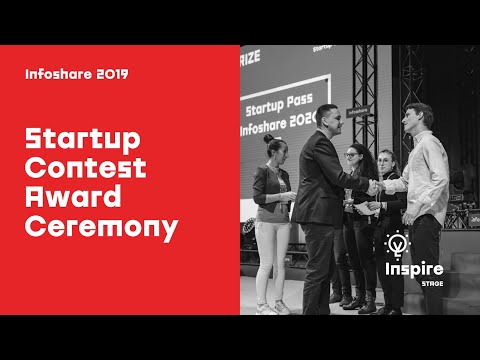 Infoshare 2019 - Startup Contest Award Ceremony