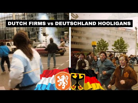 🇳🇱HOLLAND v DEUTSCHLAND🇩🇪1989 - BIGGEST EUROPEAN HOOLIGANS RIOT OF THE 80s ⚽️🔥