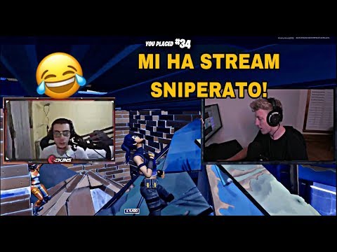 TFUE VIENE DISTUTTO DA UNO STREAMSNIPER! REKINS DOPPIA K!LL E POI...... 😂