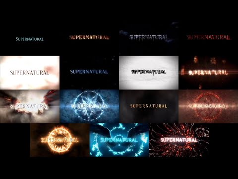 Supernatural 1-15 Main Title Cards | Side by Side Grid View