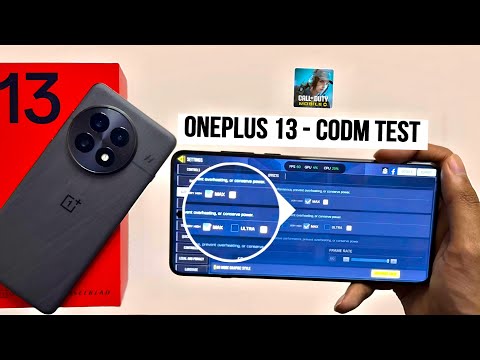 OnePlus 13 - 120FPS & MAX GRAPHICS COD Mobile Test With FPS Meter | Shocking Results 😱