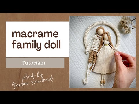 Macrame family combination doll