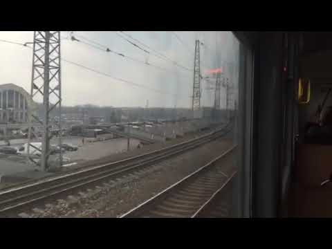 Riga 26 3 2016, Zug nach Start in Riga Hbf, Lettland,Train Riga Latvia, Latvian Railways,