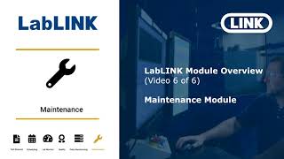 LabLINK Maintenance Module