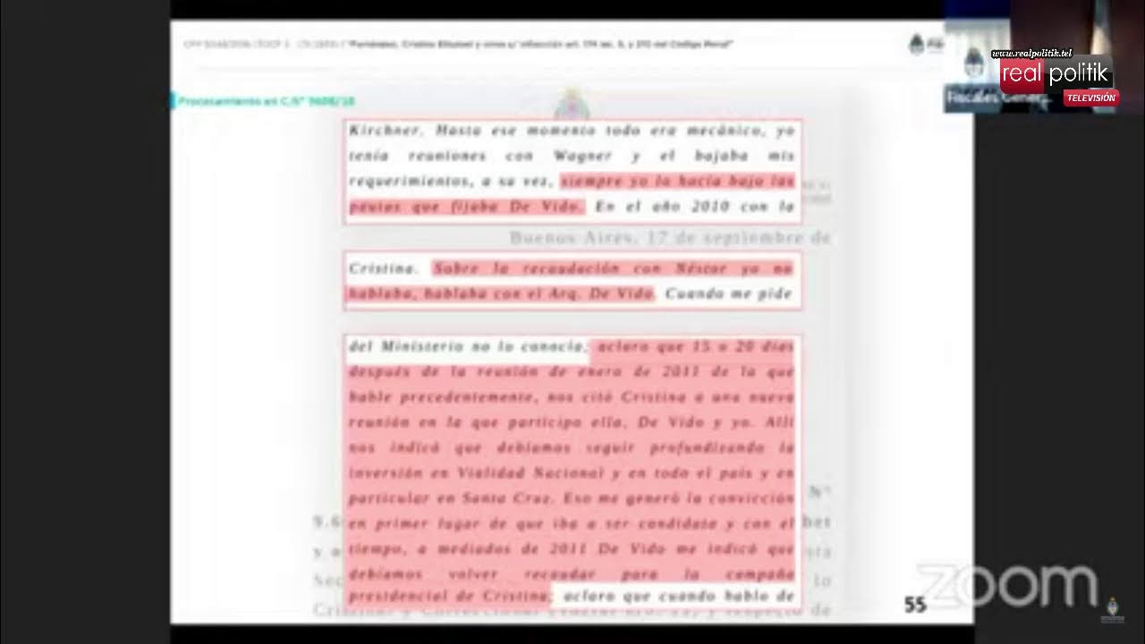 Causa Vialidad: "La jefa de la asociación ilícita era Cristina Fernández", afirmó Luciani