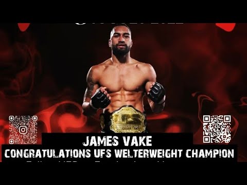 James VAKE VS Lucas BUSH HIGHLIGHTS [UFS WELTERWEIGHT CHAMPIONSHIP FIGHT]