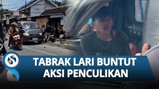 DIHAKIMI MASSA! Mobil Pick Up Tabrak Lari di Sukoharjo-Solo, Pelaku Hendak Lakukan Penculikan