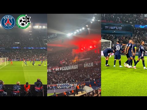 PSG Fans Go Completely Crazy As Messi Scores Two Goals Against Maccabi Haifa In The Champions League