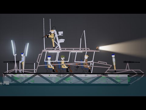 Helicopters attack warships - People Playground (32)