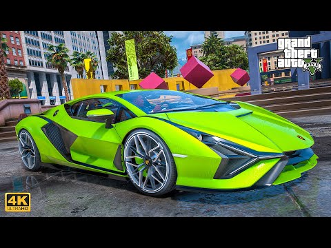 Lamborghini Sián FKP 37 🔥 GTA 5 ULTRA REALISTIC GRAPHICS Gameplay - 269