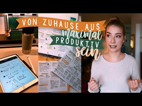 ZUHAUSE maximal PRODUKTIV sein & alles schaffen - TOP 5 TIPPS //JustSayEleanor (Home Schooling/Uni)