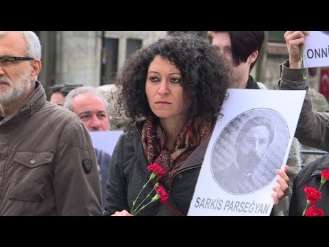 A Istanbul, commémoration du massacre des Arméniens de 1915