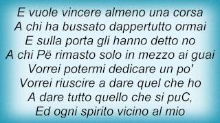 Eros Ramazzotti - Lacrime Di Giovent Lyrics