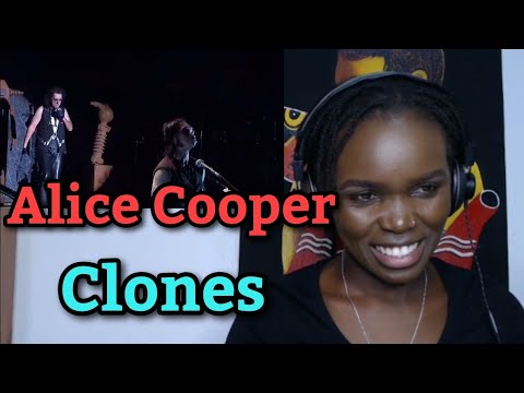African Girl Reacts To Alice Cooper - Clones
