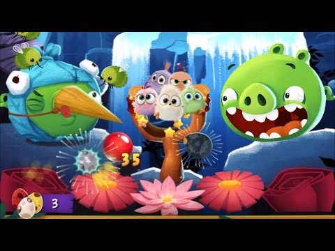 AB POP Angry Birds Level 421-423 game play hard level Win Win with high score!