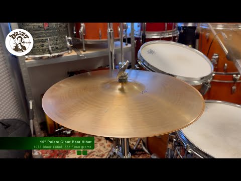 DRIFT DRUMS - 15" Paiste 1973 Giant Beat Hihat 885/960gr