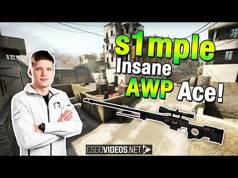 Insane AWP Ace by s1mple | CS:GO