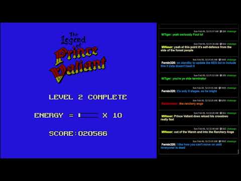 The Legend of Prince Valiant (NES) - Pitfall Meets Bayou Billy