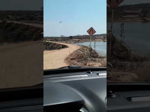 Açude na estrada que dá acesso ao ramal Apodi, major Sales RN