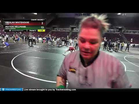 122 Lbs Champ. Round 1 - Mikalah Whitehouse, Utah Vs Peyton Hellmann, South Dakota 7c02