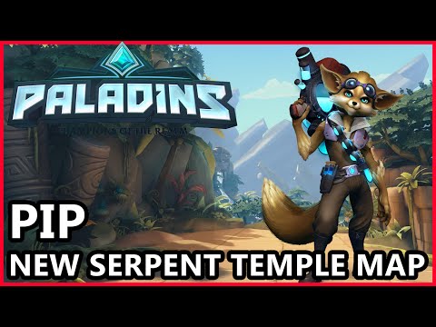 Paladins Pip Gameplay - New Serpent Temple Map! - Paladins Gameplay Serpent Temple