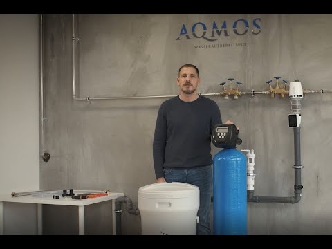 Installation Wasserenthärtungsanlage AQMOS CMX-Serie