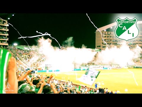 "Salida Hinchada Deportivo Cali vs Medellin  | FINAL 2015" Barra: Frente Radical Verdiblanco • Club: Deportivo Cali