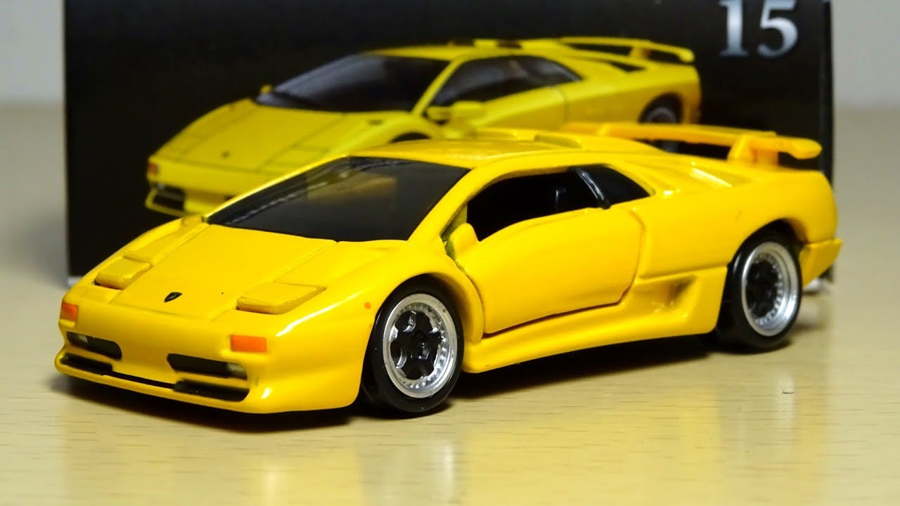 トミカプレミアム ランボルギーニ ディアブロ SV 開封 Tomica Lamborghini Diablo SV Unboxing ASMR Sounds