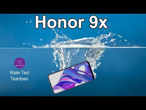 Honor 9X Waterproof Test