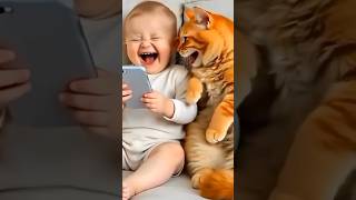 Download lagu ketika bayi dan kucing ketawa #shorts #bayigemes #bayiimut mp3