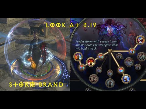 POE 3.19:  Storm Brand Elementalist (100% Shock) (Outdated)