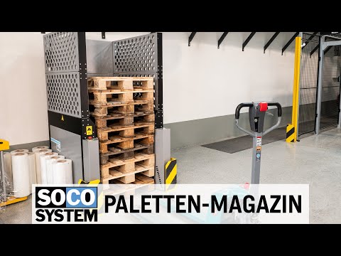 Woldoshop GmbH Palettenmagazin Hersteller Soco System - Automatisches Paletten System