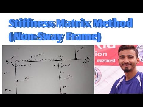 Stiffness matrices Method | Part 2 | Non Sway Frame |नेपाली र अङ्ग्रेजीमा Stiffness matrices method