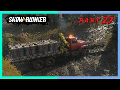 SNOWRUNNER Gameplay | Part 27 | More Fuel Deliver To The Forester's House