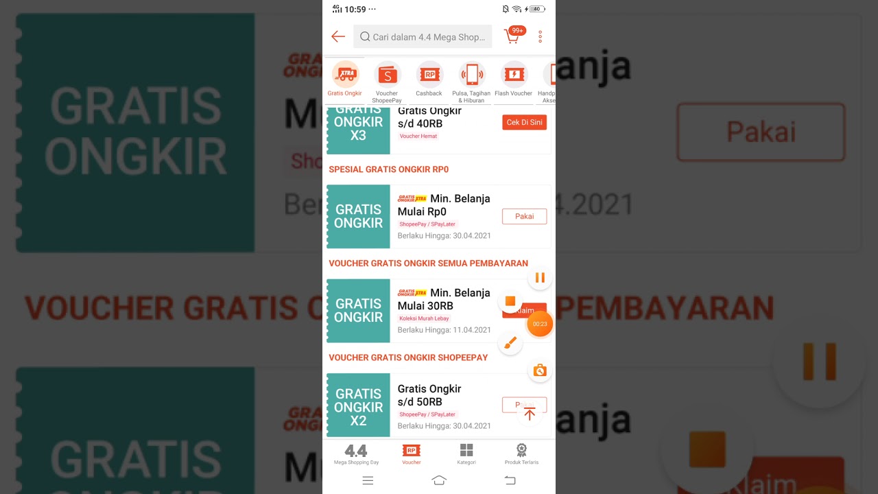 Cara Mudah Klaim Voucher Gratis Ongkir di Shopee