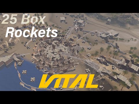 Rust ZERG Used Over 25 Boxes OF Rockets on SFU Clan , on Vital