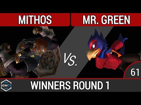 SDSU Biweeky 61 - HFFC | Mithos (Ganon) vs. Mr. Green (Falco) - SSBM WR1 - Smash Melee