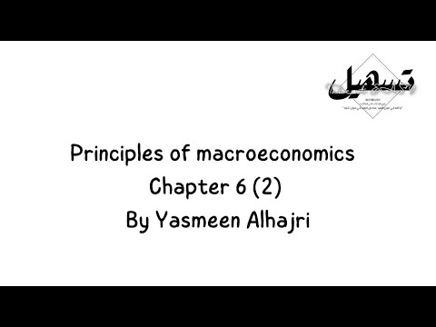 Principles of macroeconomics Chapter 6 (2) By Yasmeen Alhajri