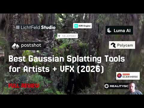 Best Gaussian Splatting Pipeline Tools for Artists + VFX (2026)